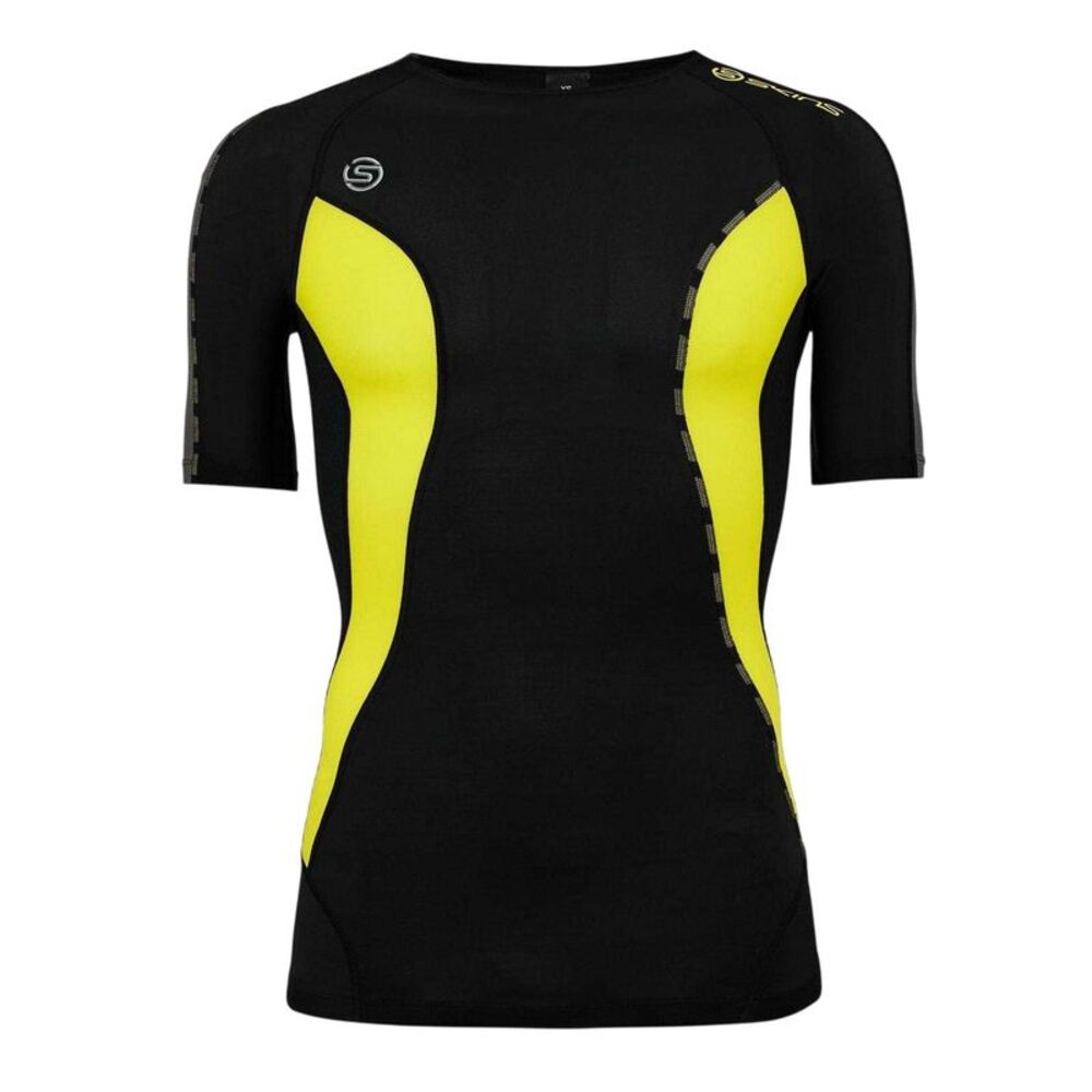 Skins Mens Lightweight Workout Compression Shirt / Black